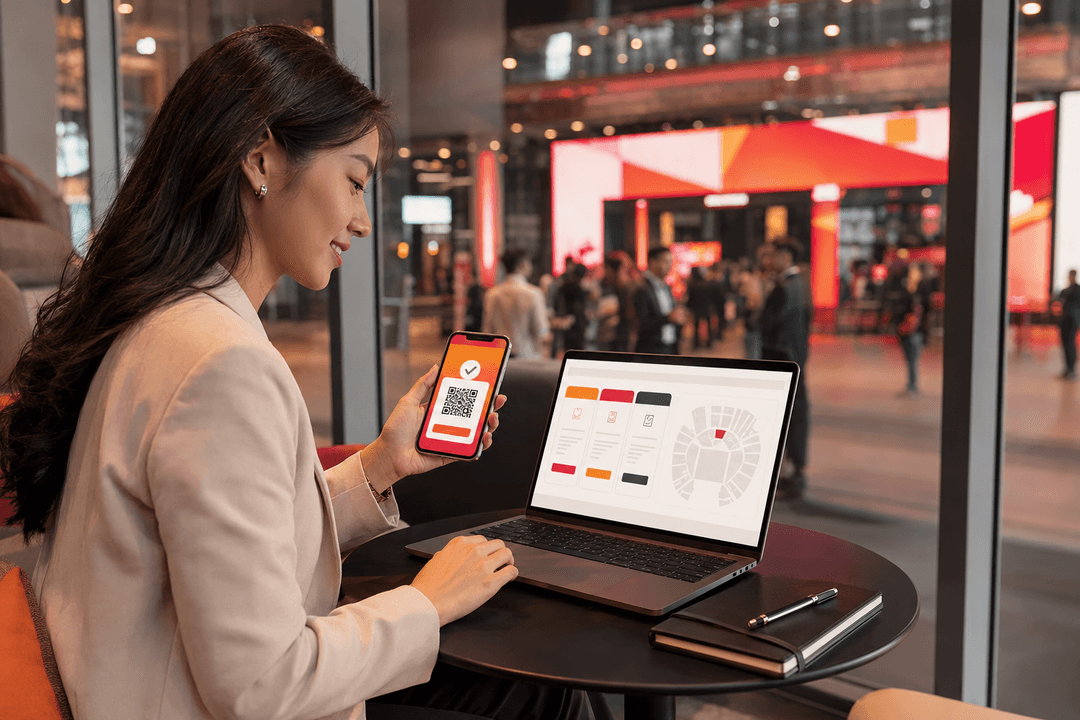 Online event registration and ticketing system